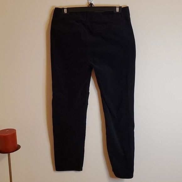 Vince black micro ribbed corduroy pants size 8 - Picture 4 of 10